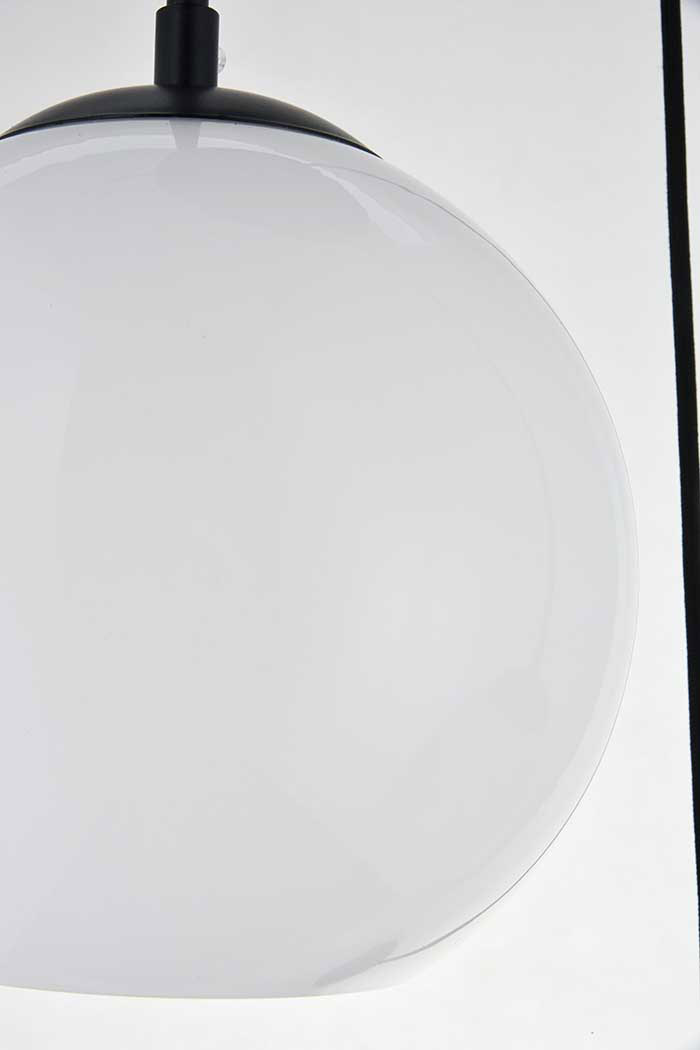 Elegant Baxter 3-Light Pendant - Black, L 18.1" (LD2209BK)