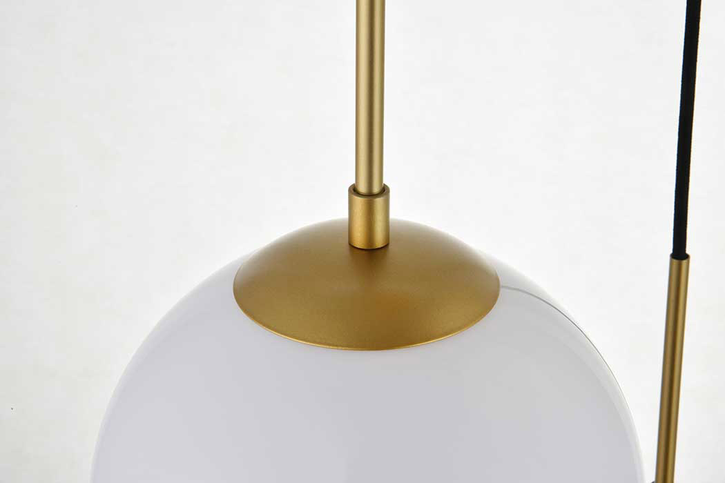 Elegant Baxter 3-Light Pendant - Brass, L 18.1" (LD2209BR)