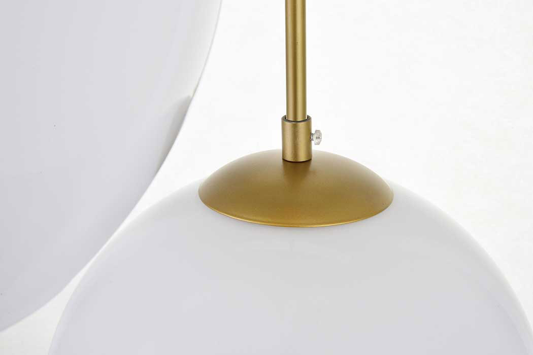 Elegant Baxter 3-Light Pendant - Brass, L 20.1" (LD2215BR)
