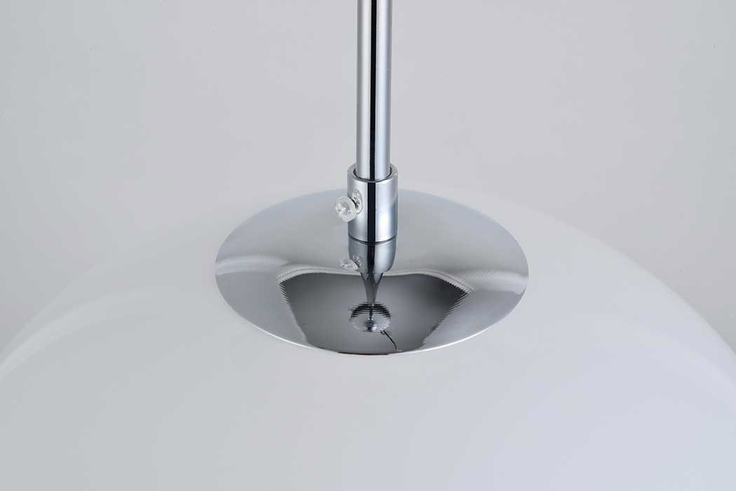 Elegant Baxter 1-Light Pendant - Chrome, L 13.8" (LD2217C)