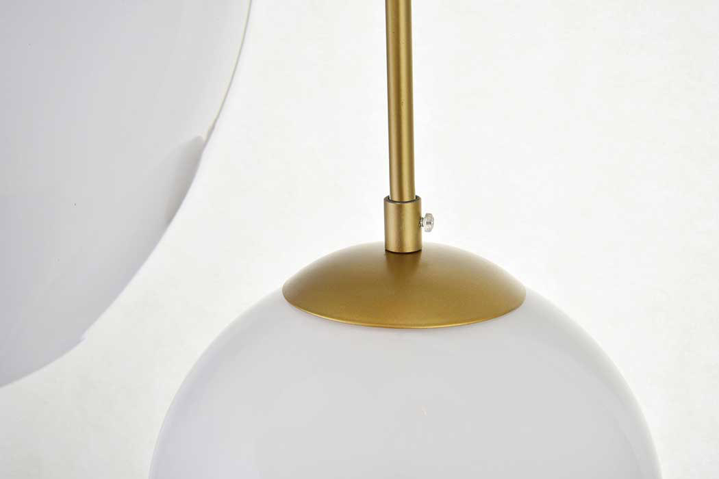 Elegant Baxter 3-Light Pendant - Brass, L 20.9" (LD2219BR)