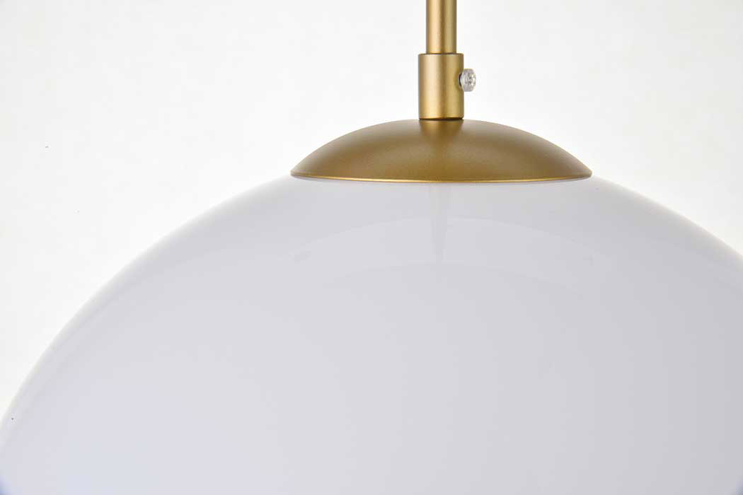 Elegant Baxter 1-Light Pendant - Brass, L 11.8" (LD2225BR)