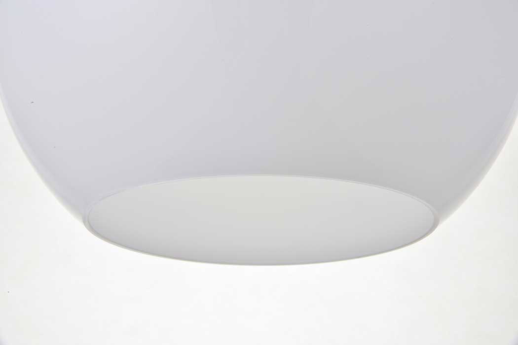 Elegant Baxter 1-Light Pendant - Brass, L 11.8" (LD2225BR)