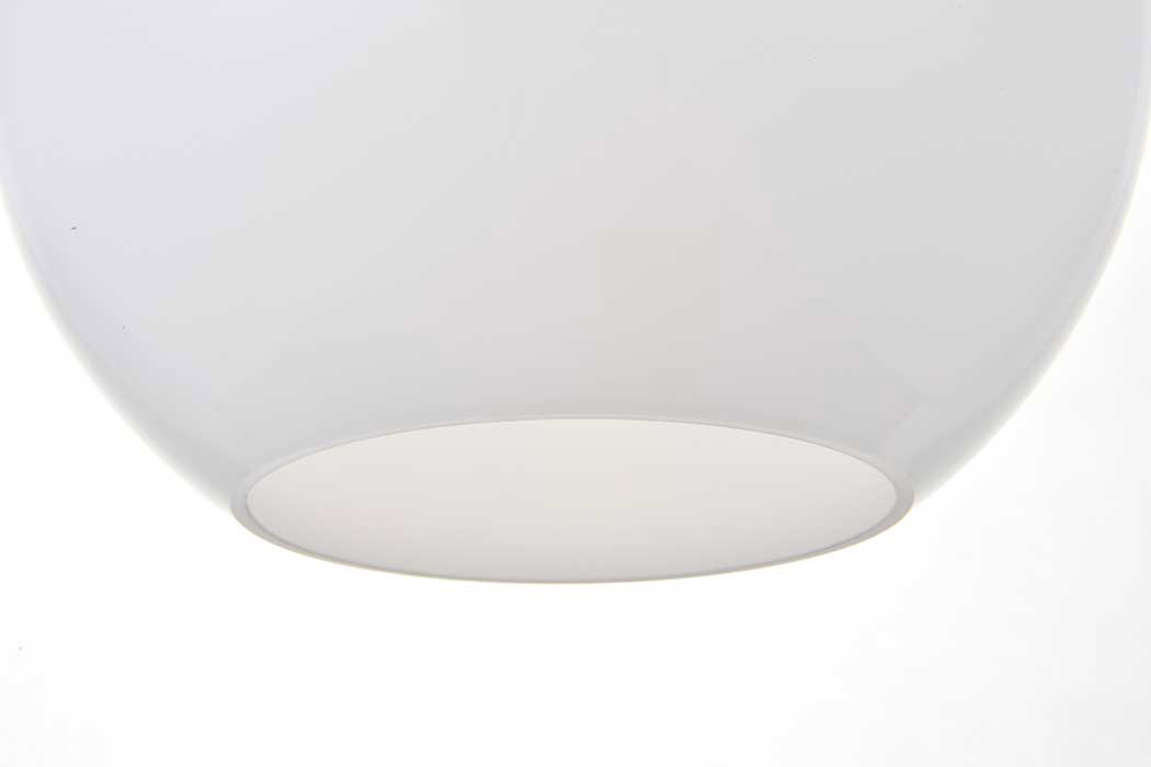 Elegant Baxter 36" 3 Lights Pendant - Black, 3 Bubls (LD2237BK)