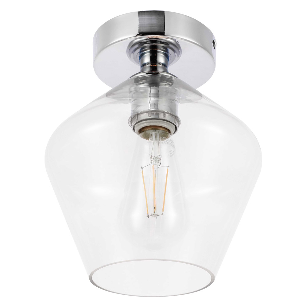 Elegant Flush Mount Light - Chrome (LD2254C)
