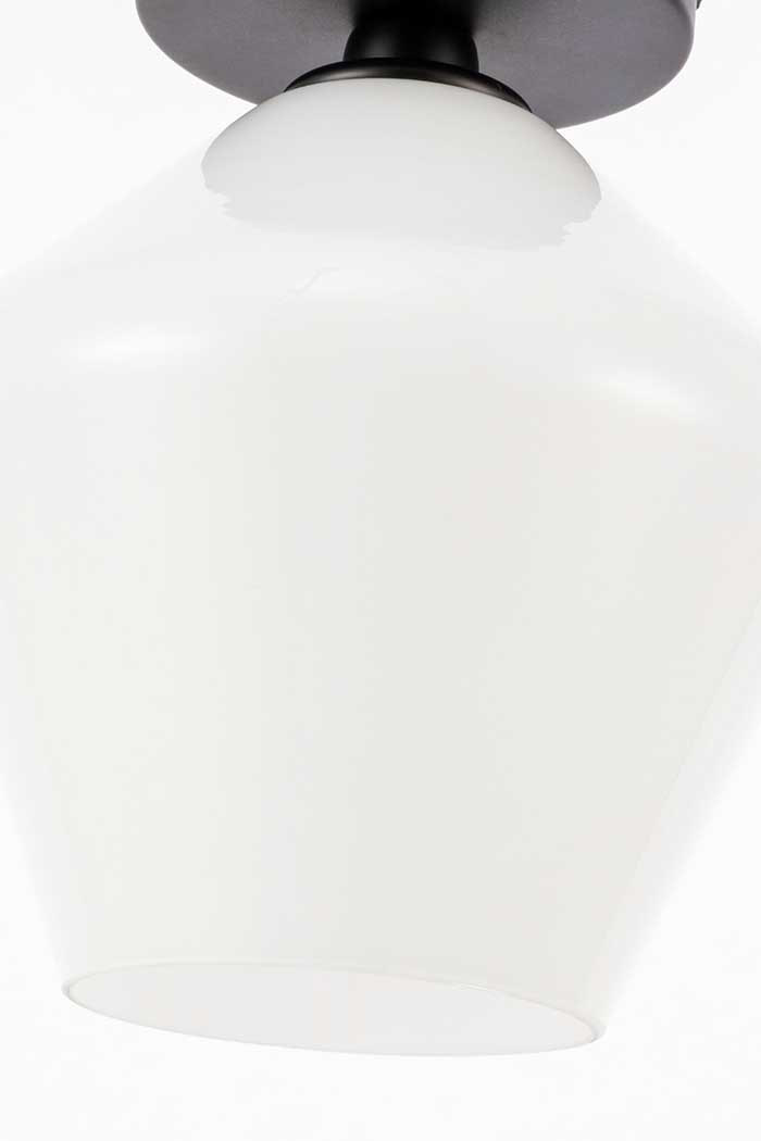 Elegant Flush Mount Light - Black (LD2255BK)