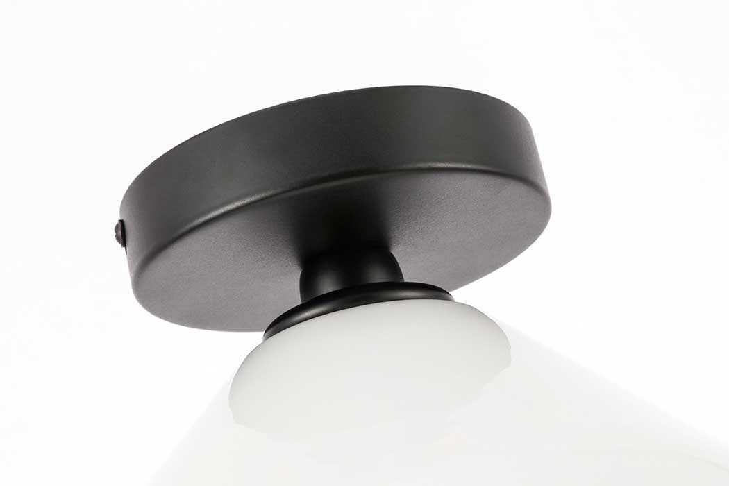 Elegant Flush Mount Light - Black (LD2255BK)