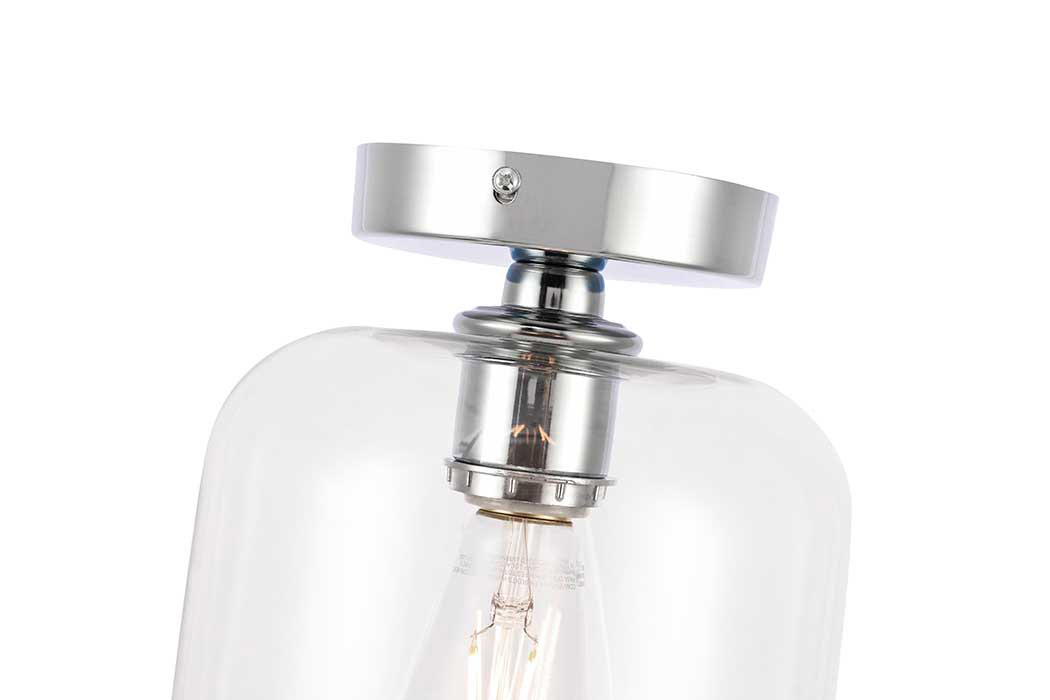 Elegant Flush Mount Light - Chrome (LD2270C)