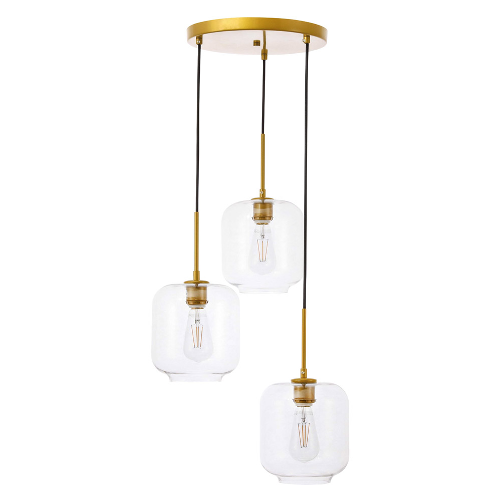 Elegant Pendant Light - Brass (LD2274BR)