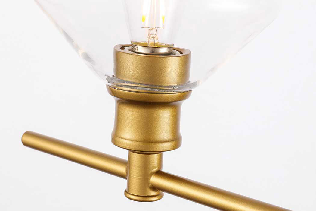 Elegant Wall Sconce - Brass, Left Side (LD2300BR)