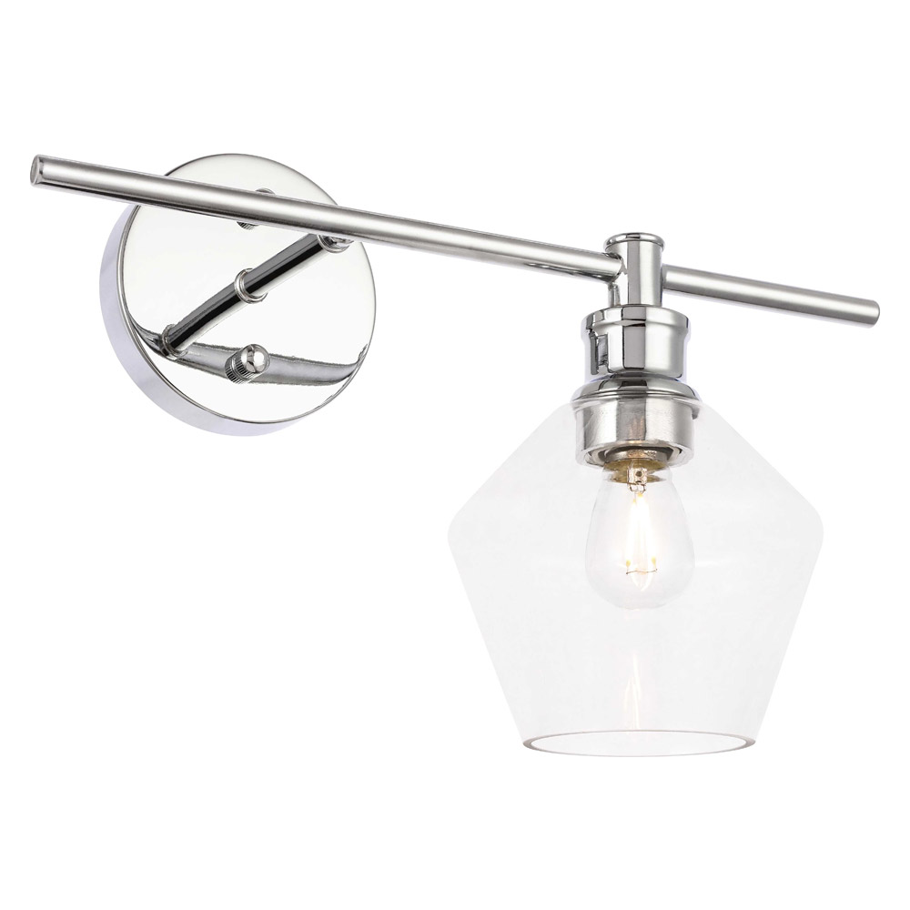 Elegant Wall Sconce - Chrome, Left Side (LD2300C)