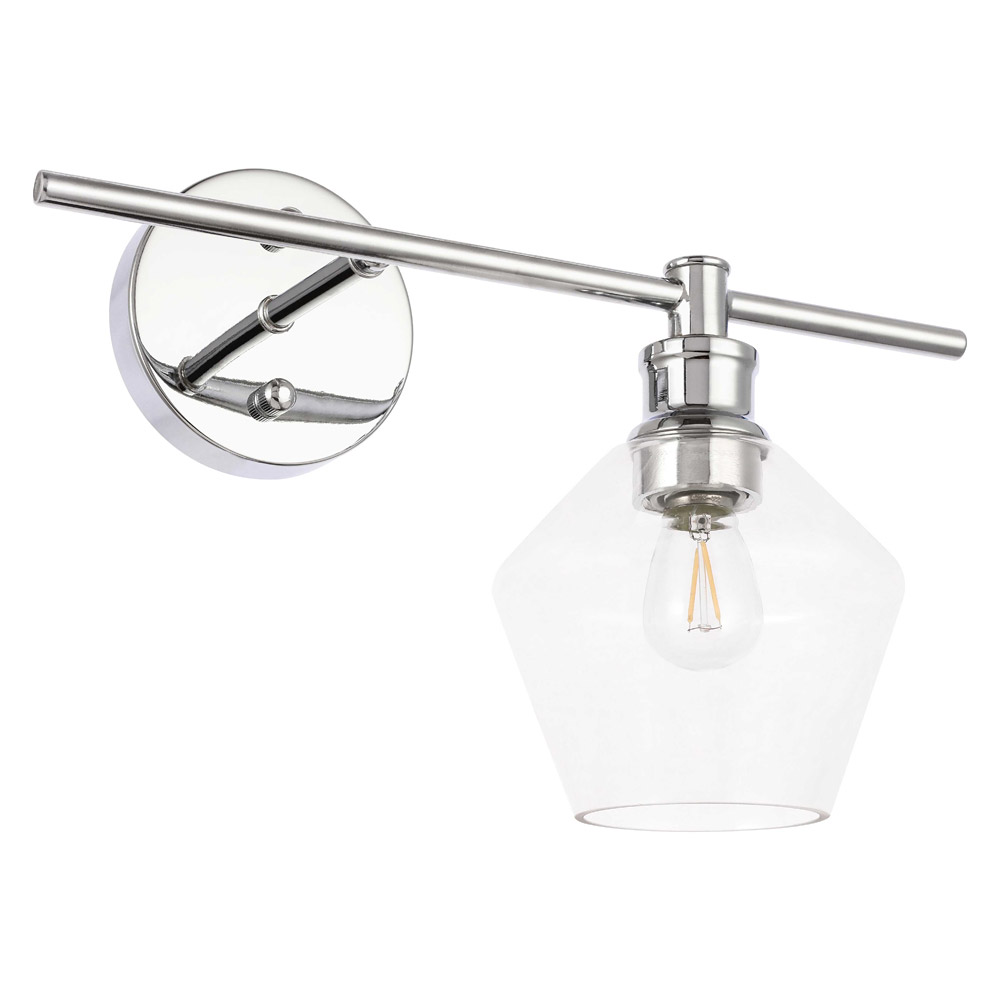 Elegant Wall Sconce - Chrome, Left Side (LD2300C)