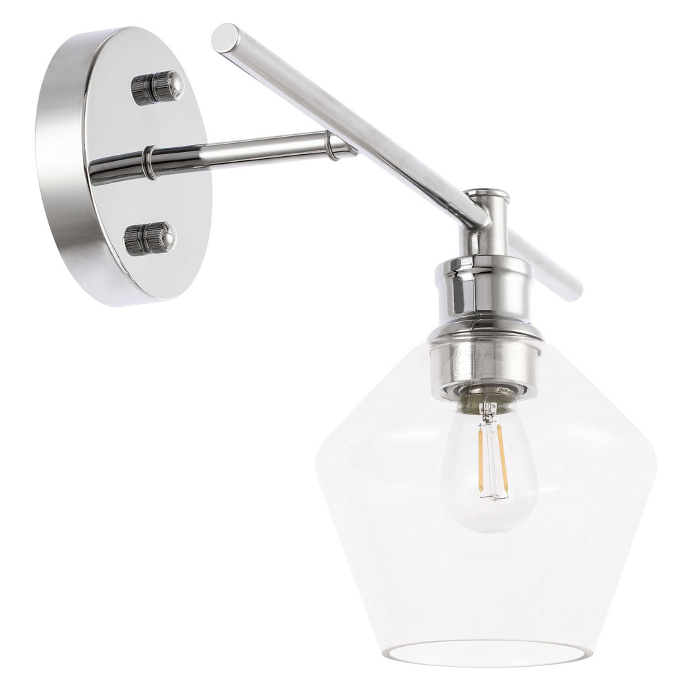 Elegant Wall Sconce - Chrome, Left Side (LD2300C)