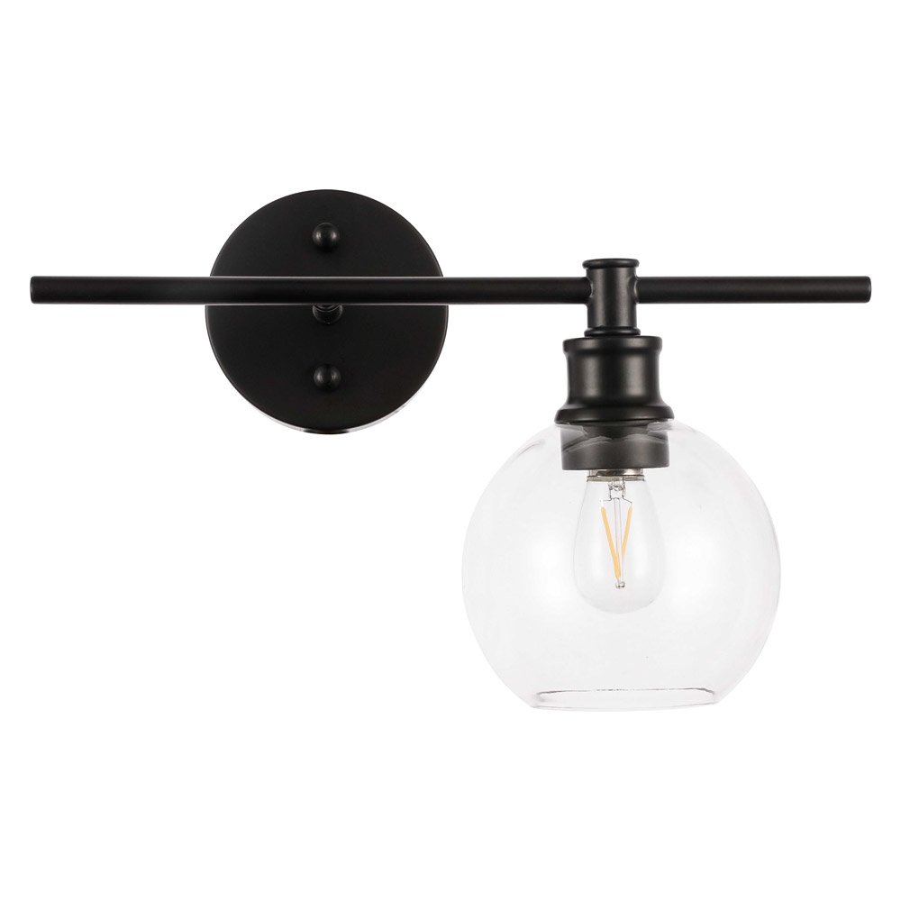 Elegant Wall Sconce - Black, Left Side (LD2302BK)