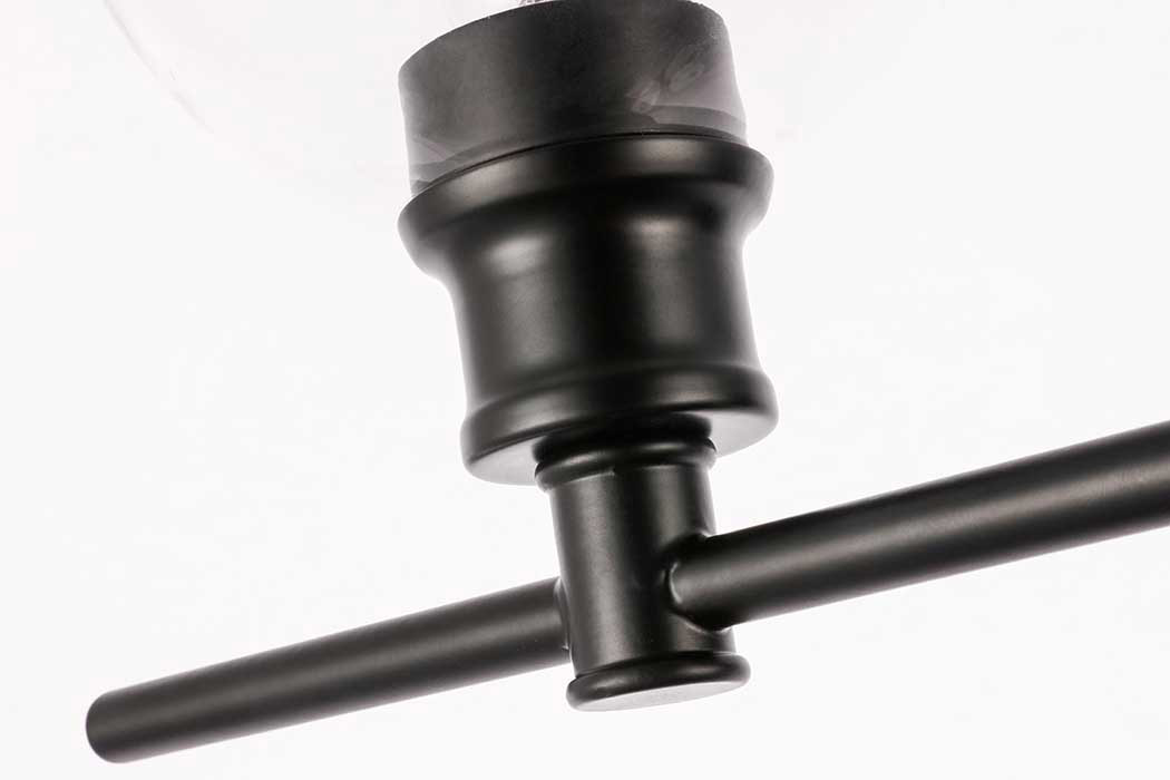 Elegant Wall Sconce - Black, Left Side (LD2302BK)