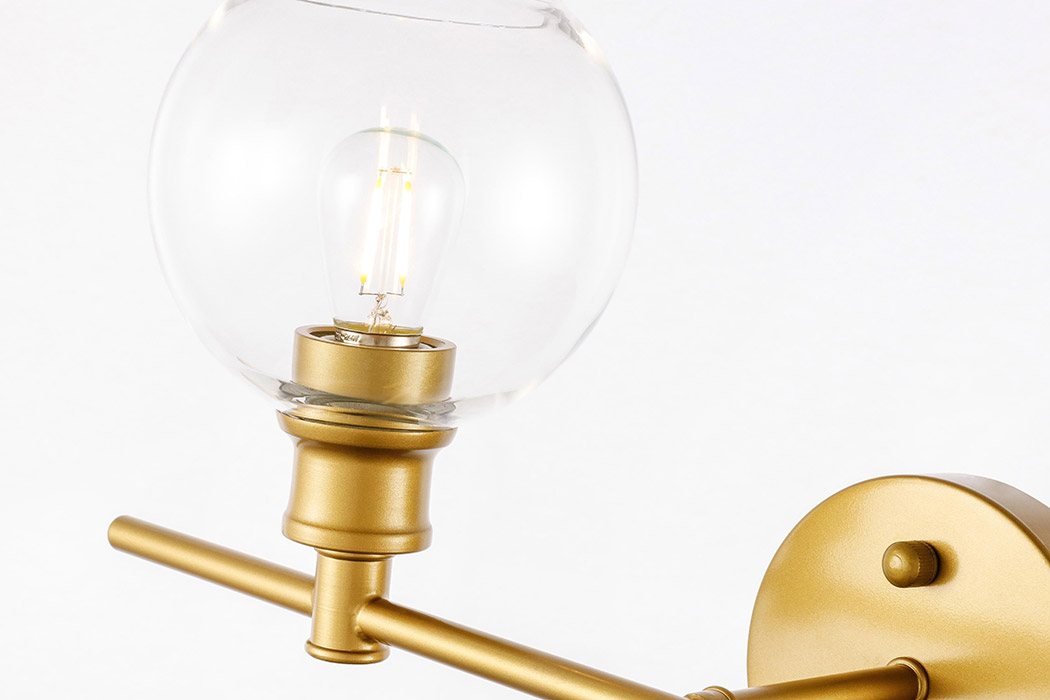 Elegant Wall Sconce - Brass, Left Side (LD2302BR)