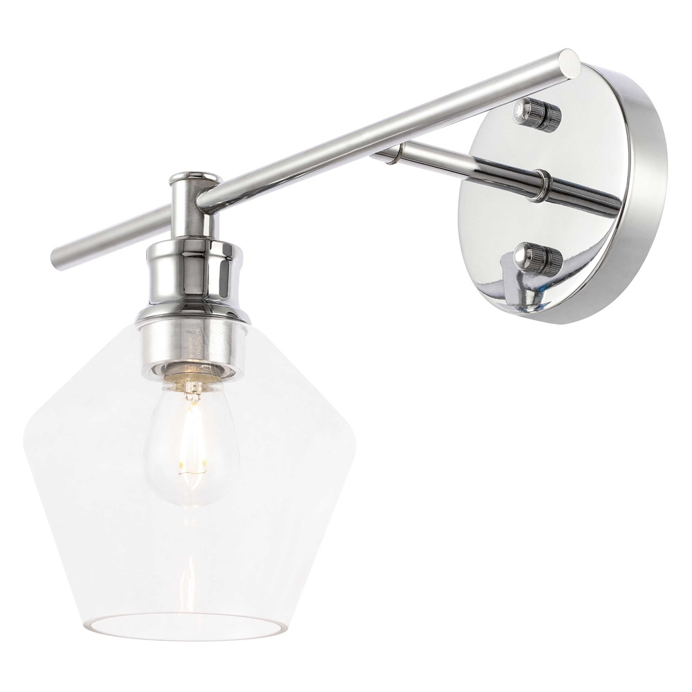 Elegant Wall Sconce - Chrome, Right Side (LD2304C)