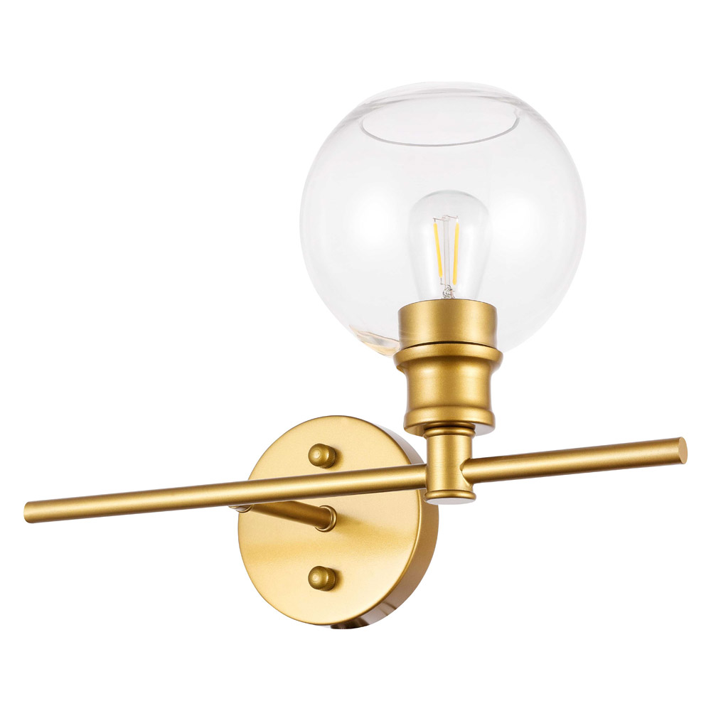 Elegant Wall Sconce - Brass, Right Side (LD2306BR)