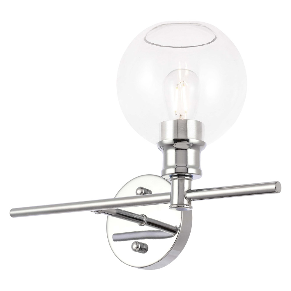 Elegant Wall Sconce - Chrome, Right Side (LD2306C)