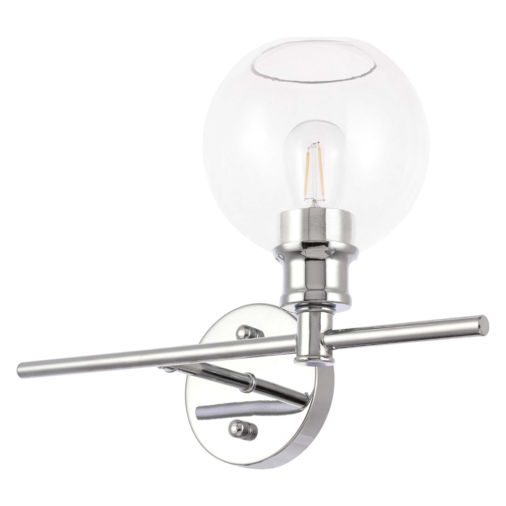 Elegant Wall Sconce - Chrome, Right Side (LD2306C)
