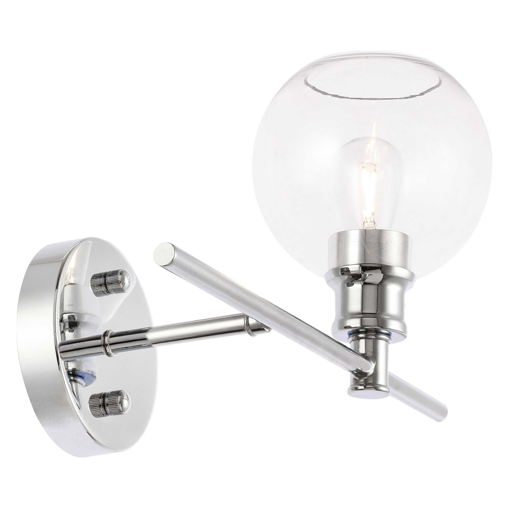 Elegant Wall Sconce - Chrome, Right Side (LD2306C)