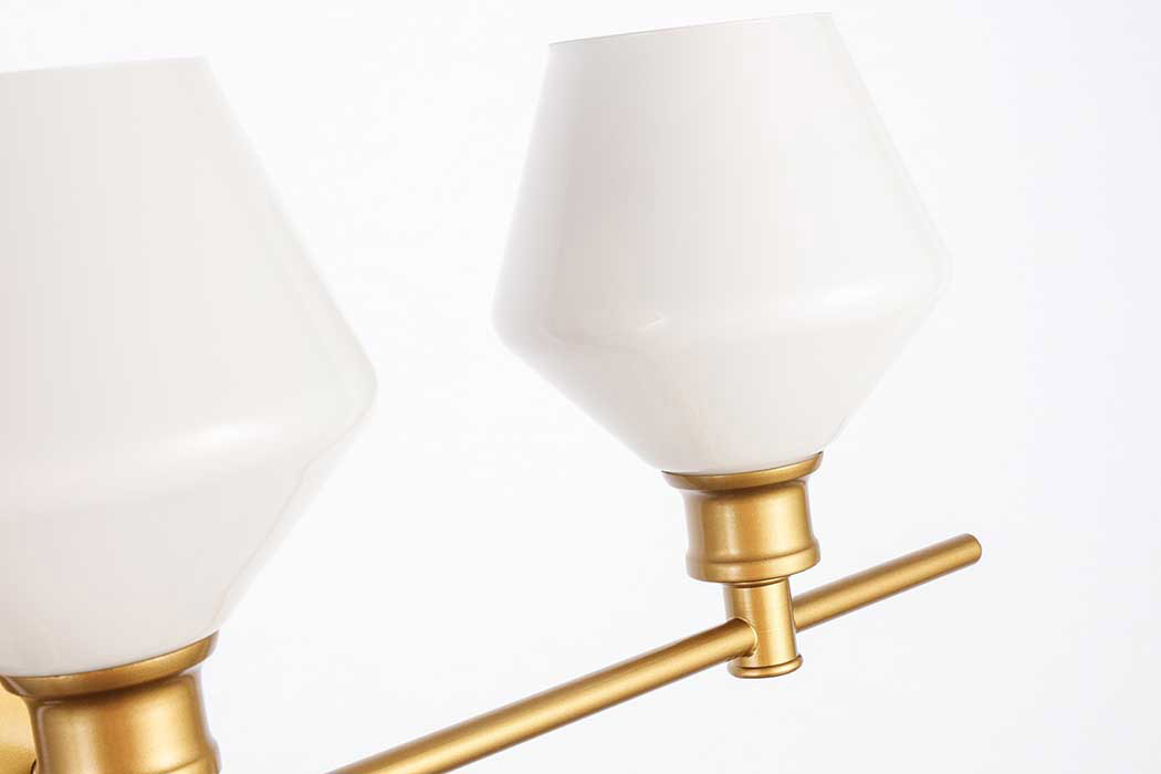 Elegant Wall Sconce - Brass/Matte Glass (LD2317BR)