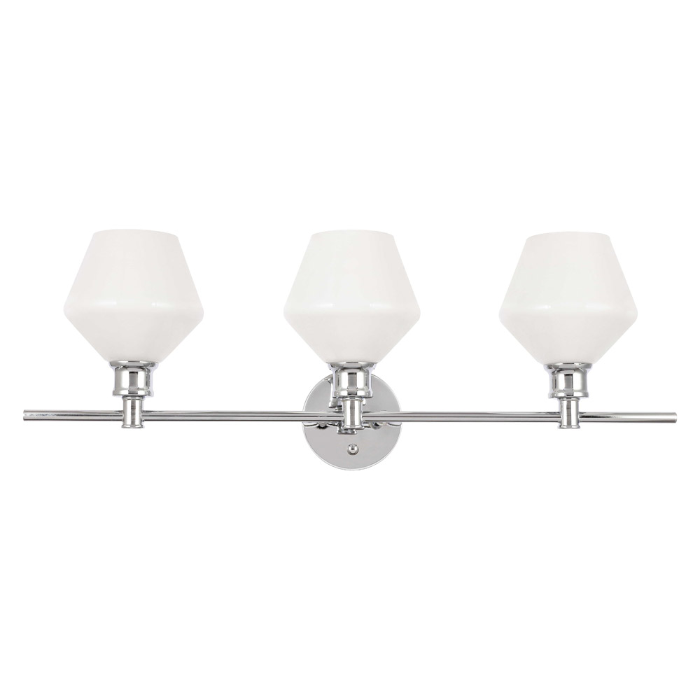 Elegant Wall Sconce - Chrome/Matte Glass (LD2317C)