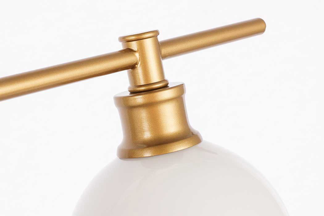 Elegant Wall Sconce - Brass/Matte Glass (LD2319BR)
