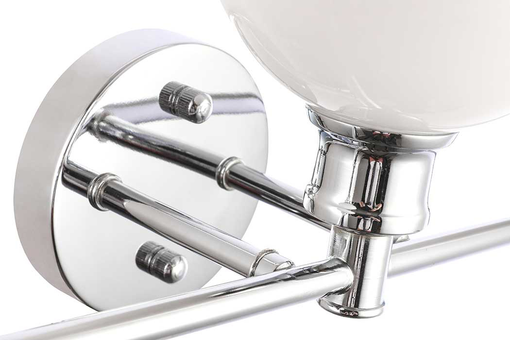 Elegant Wall Sconce - Chrome/Matte Glass (LD2319C)