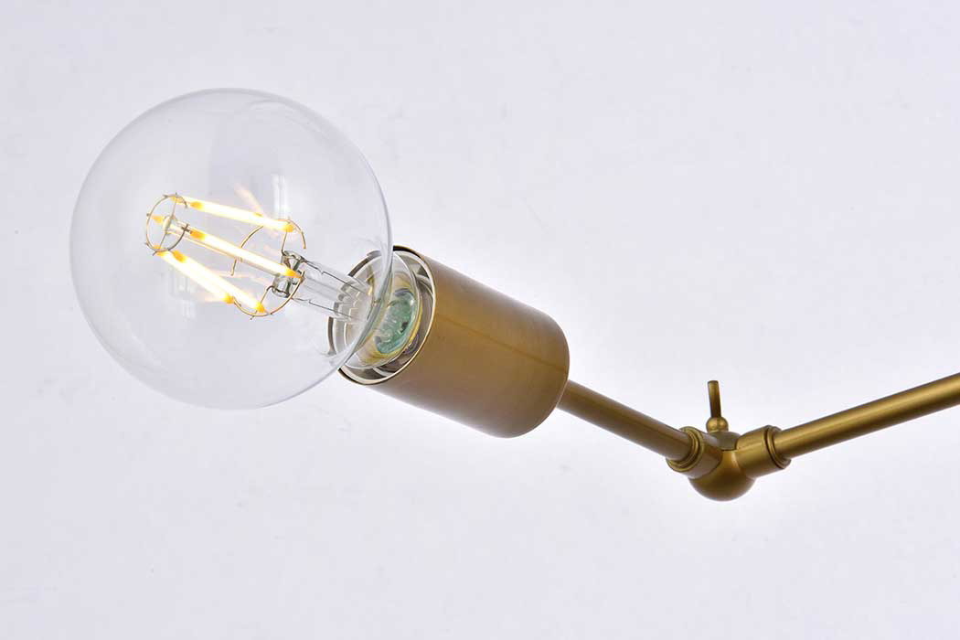 Elegant Furlong 3 Lights Pendant - Brass (LD2340BR)