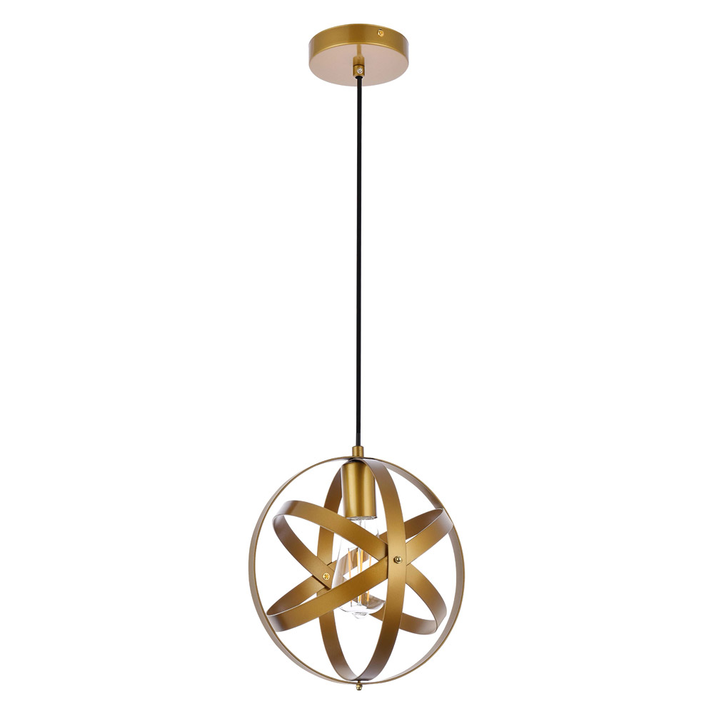 Elegant Celeste 1 Light Pendant - Brass (LD2341BR)