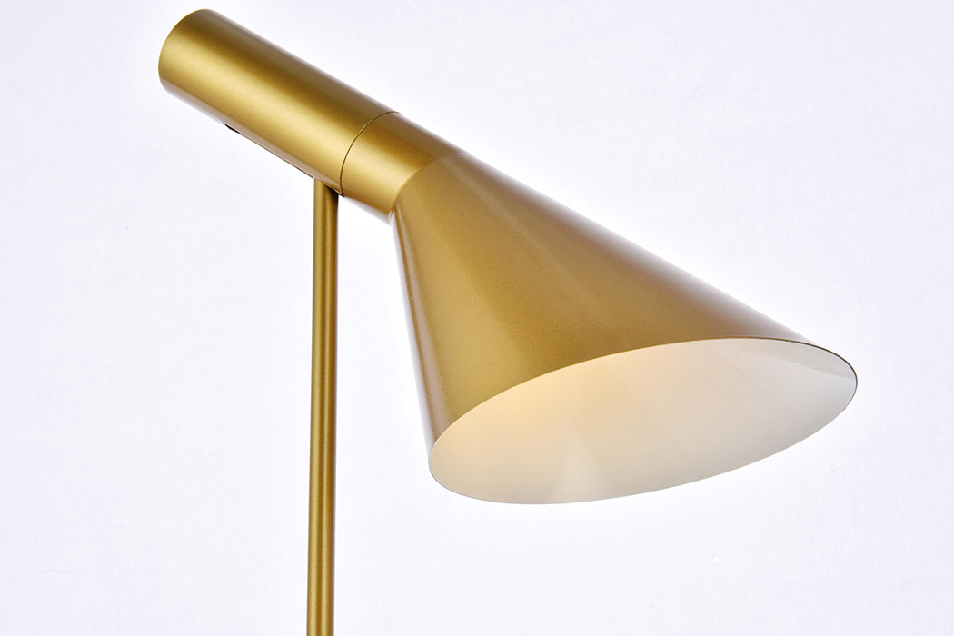 Elegant Juniper 1 Light Floor Lamp - Brass (LD2365BR)