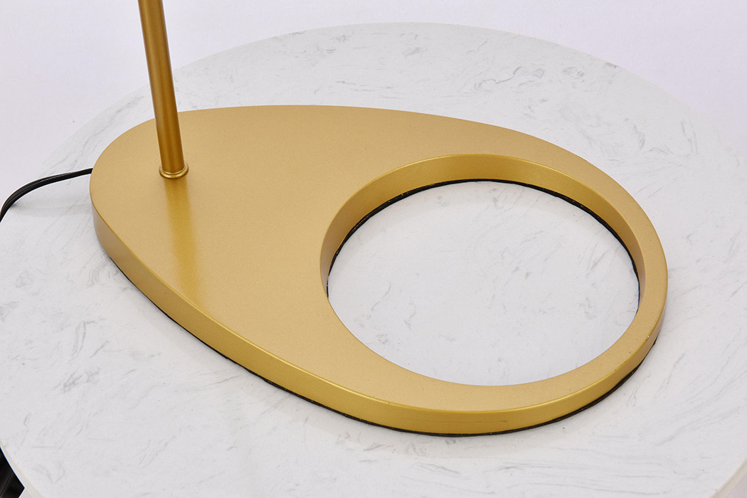 Elegant Juniper 1 Light Floor Lamp - Brass (LD2365BR)
