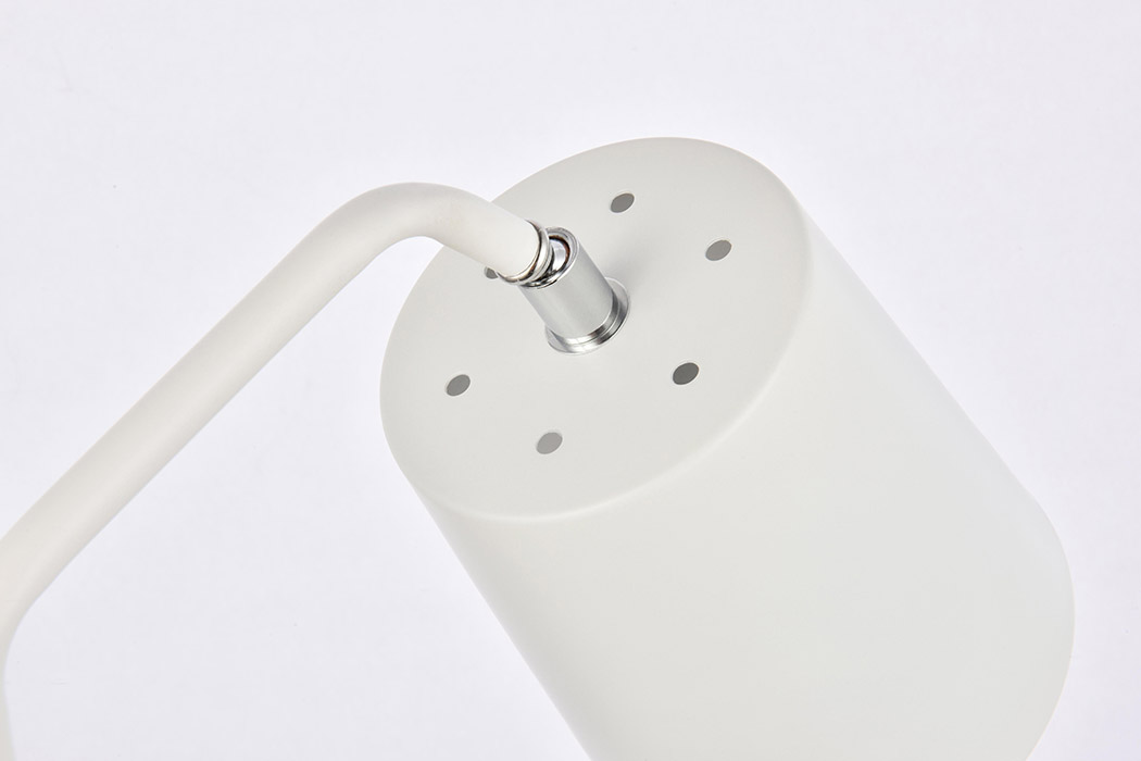 Elegant Leroy 1 Light Table Lamp - White (LD2366WH)