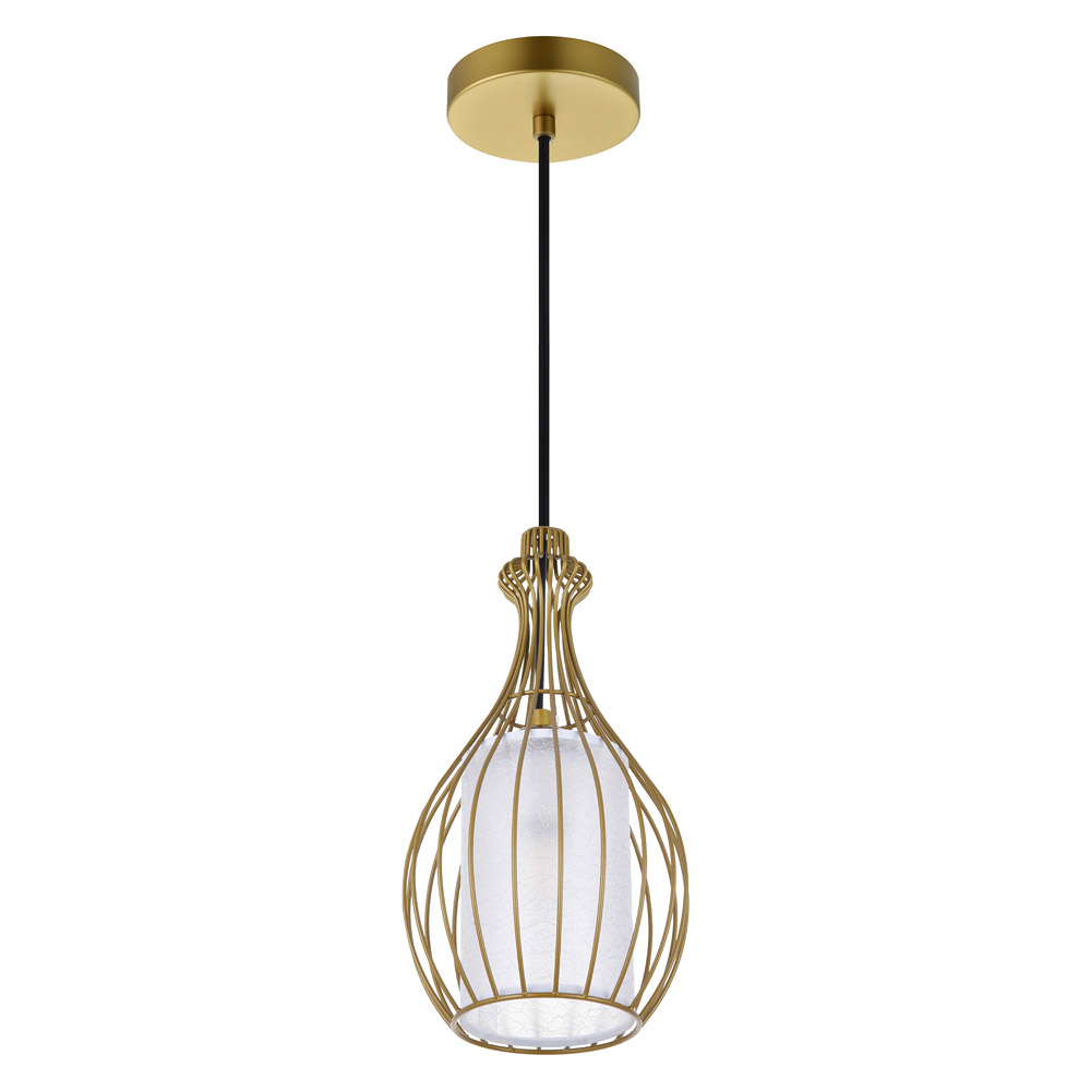 Elegant Pendant Light - Burnished Nickel (LD2419BR)