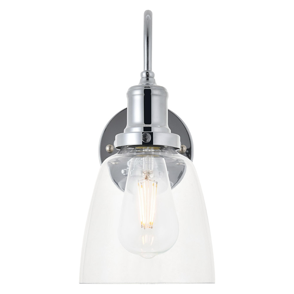 Elegant Felicity 1 Light Wall Sconce - Chrome (LD4013W6C)
