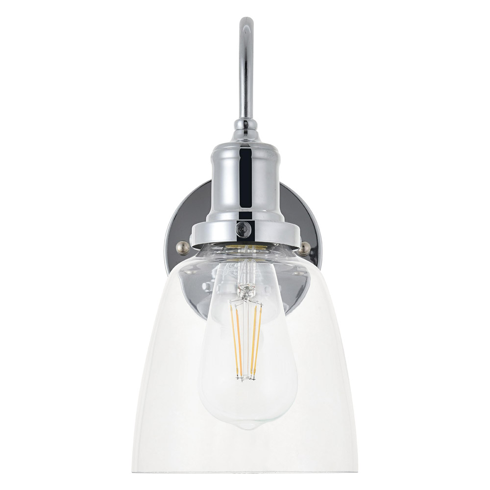 Elegant Felicity 1 Light Wall Sconce - Chrome (LD4013W6C)