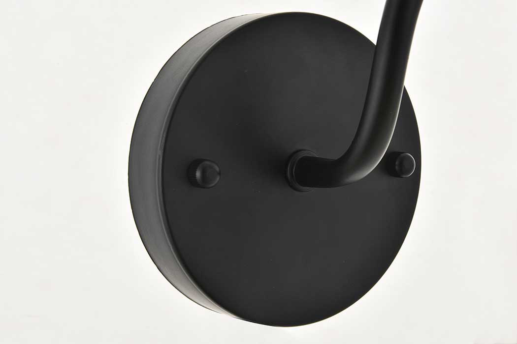 Elegant Etude 2 Lights Wall Sconce - Brass/Black, L 33.1" (LD4033W33BRB)