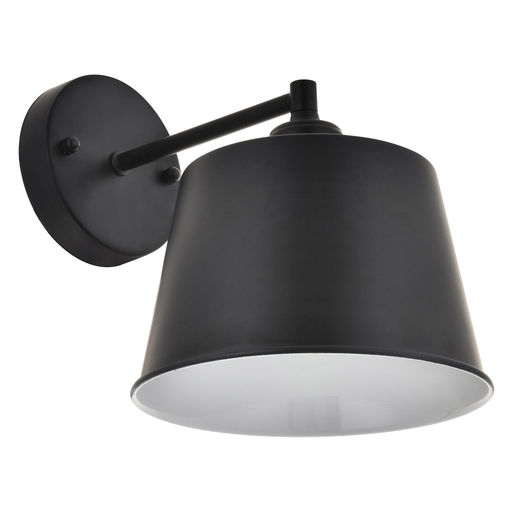 Elegant Nota 1 Light Wall Sconce - Black (LD4058W8BK)
