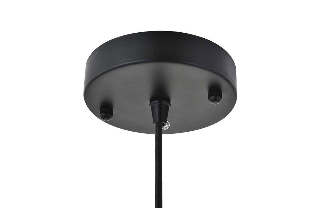 Elegant Resolute 5 Light Pendant - Brass/Black, L 10" (LD4061D10BRB)