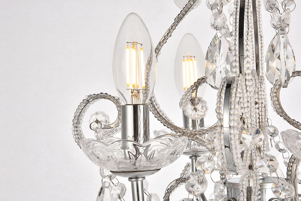 Elegant Kato 4-Light Pendant - Chrome (LD5018D12C)