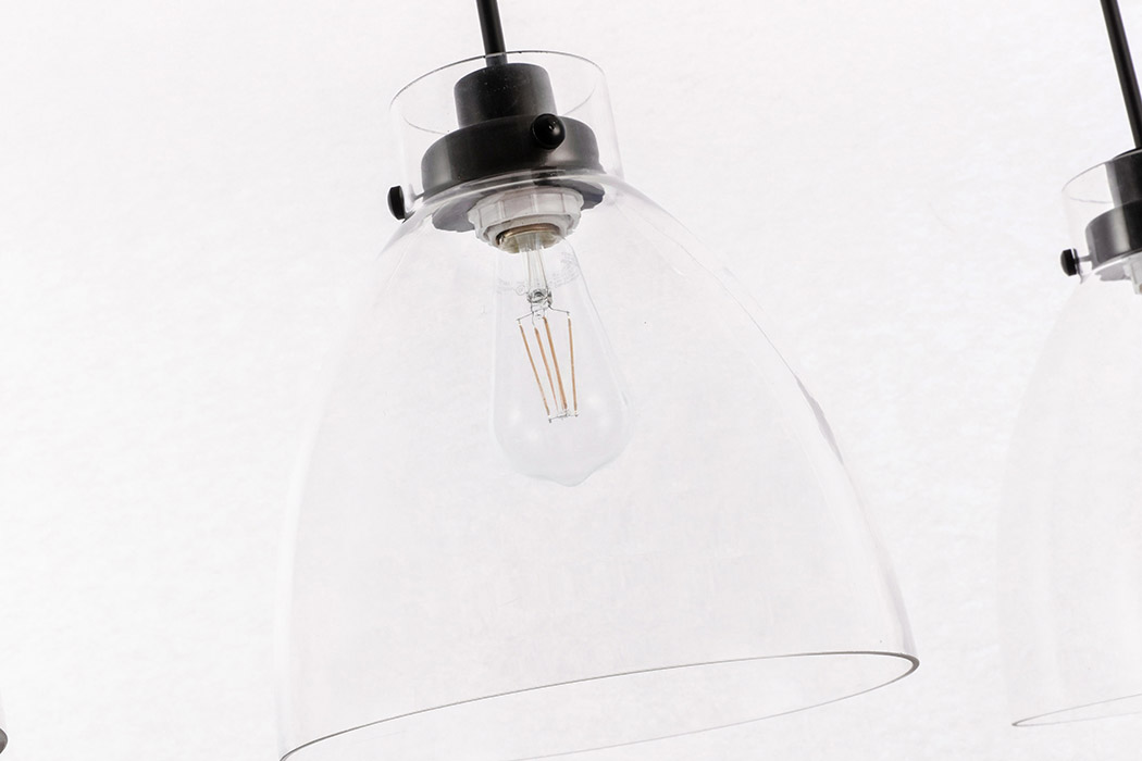 Elegant Pendant Light - Black, L 42" (LD5030D42BK)