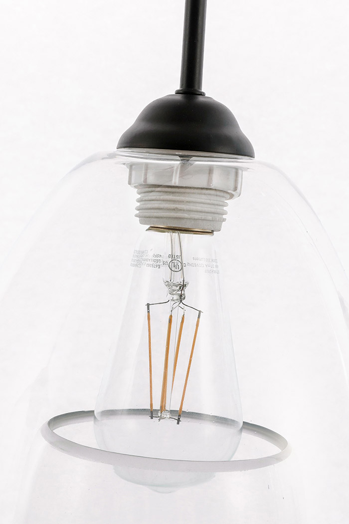Elegant Pendant Light - Black, L 36" (LD5032D36BK)