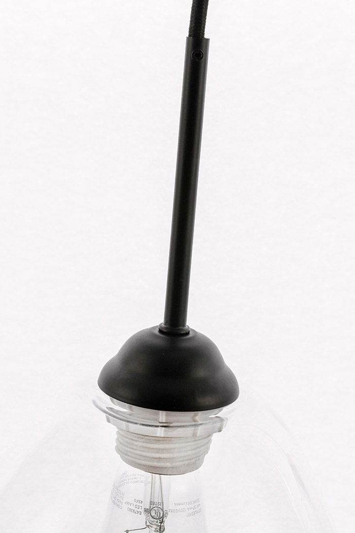 Elegant Pendant Light - Black, L 36" (LD5032D36BK)