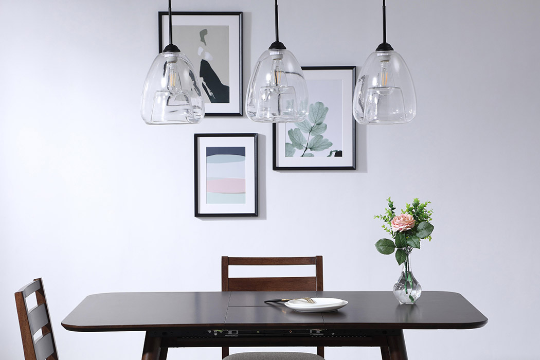 Elegant Pendant Light - Black, L 36" (LD5032D36BK)