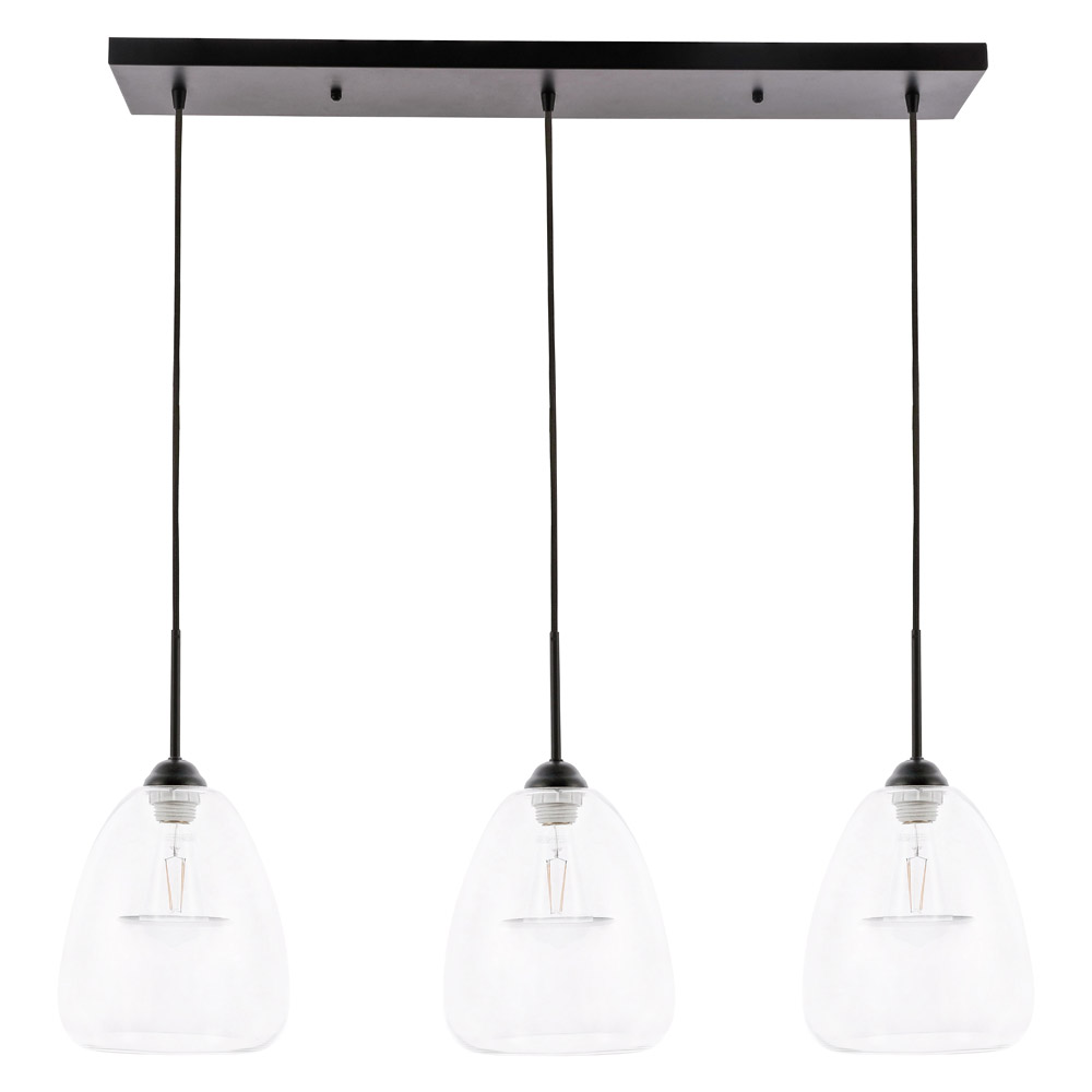 Elegant Pendant Light - Black, L 36" (LD5032D36BK)
