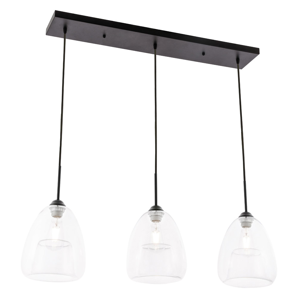 Elegant Pendant Light - Black, L 36" (LD5032D36BK)