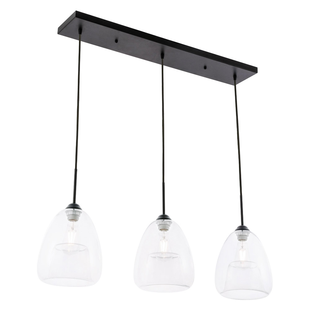 Elegant Pendant Light - Black, L 36" (LD5032D36BK)