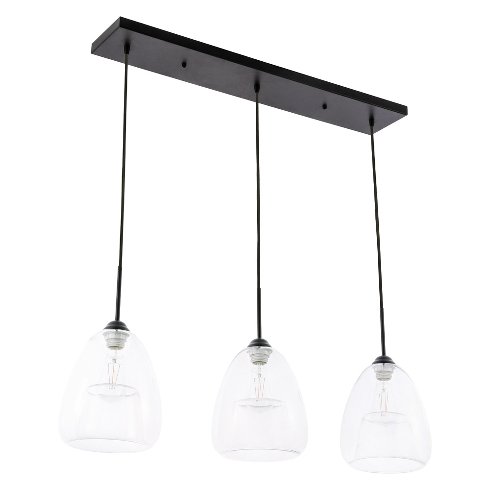 Elegant Pendant Light - Black, L 36" (LD5032D36BK)