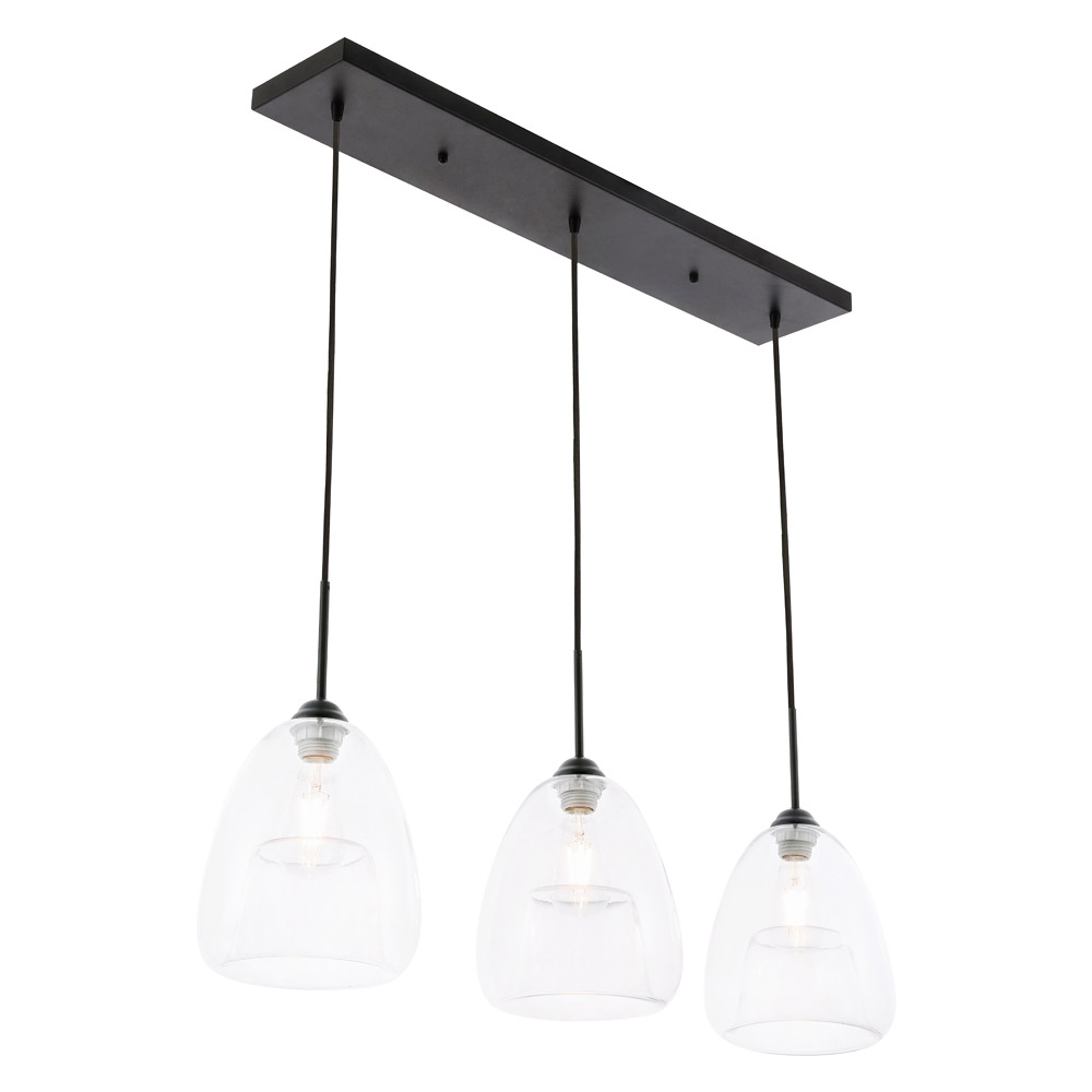 Elegant Pendant Light - Black, L 36" (LD5032D36BK)